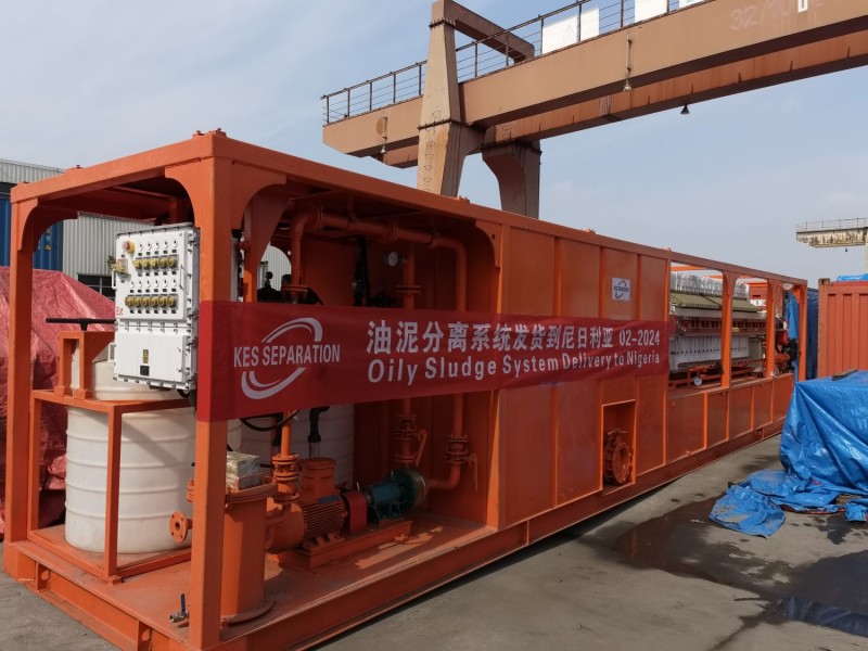 Oily sludge separation system delivery to Nigeria 1