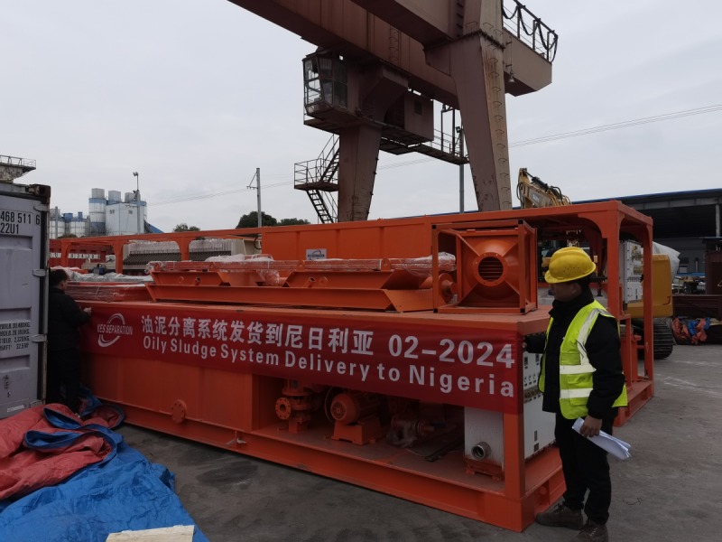 Oily sludge separation system delivery to Nigeria 2