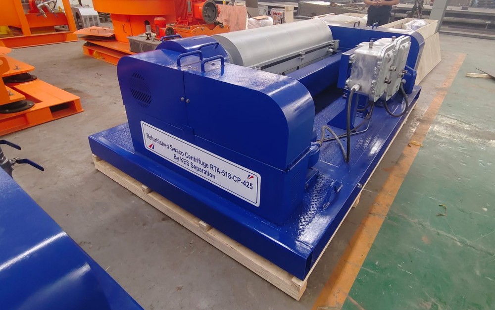 Refurbished Swaco Centrifuges by KES Separation