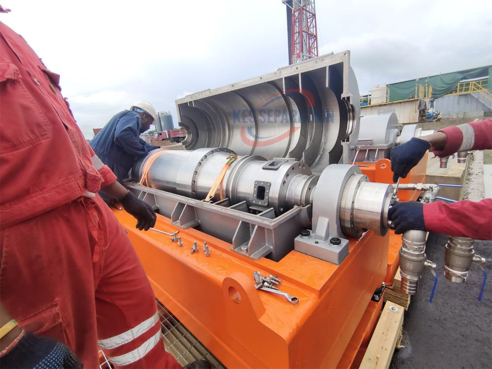 Brand new centrifuge working at Nigeria Sterling Rigsite
