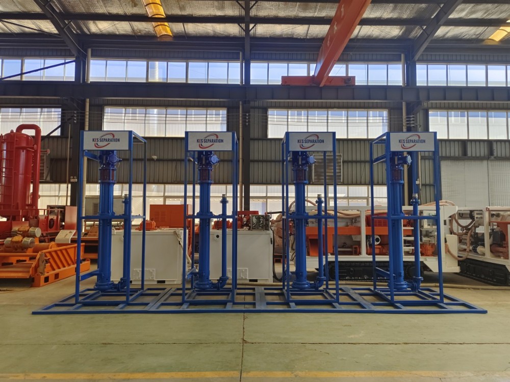Pit pump working for WBM transfer