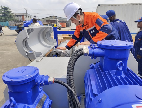 KES Separation Nigeria Commissioning Service to Solids Control Equipment