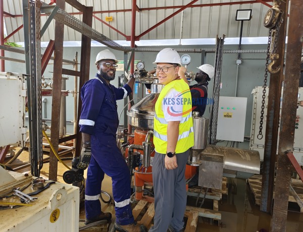 KES SEPARATION engineer jobsite service in Africa