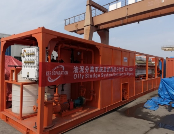 Oily sludge separation system delivery to Nigeria