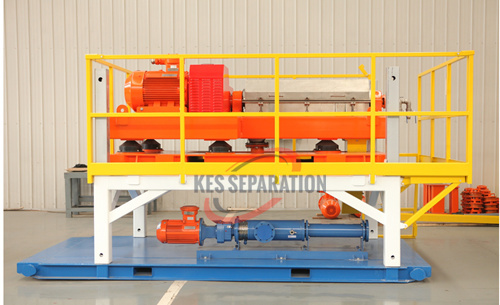 Skid-mounted-centrifuge-with-feeding-pump-KES-Separation