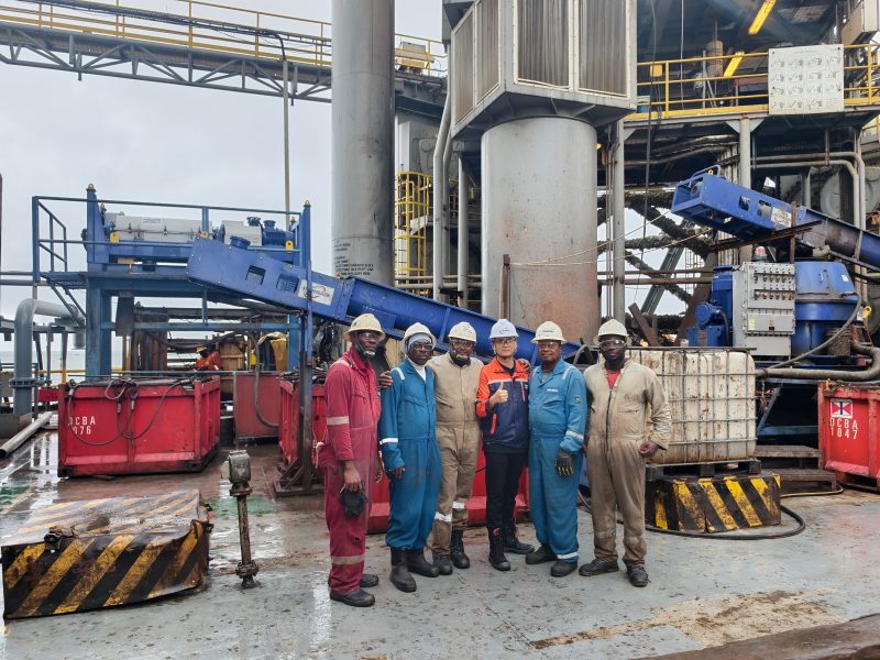 20251031 KES Separation Solids control equipment working at SDM Offshore Nigeria