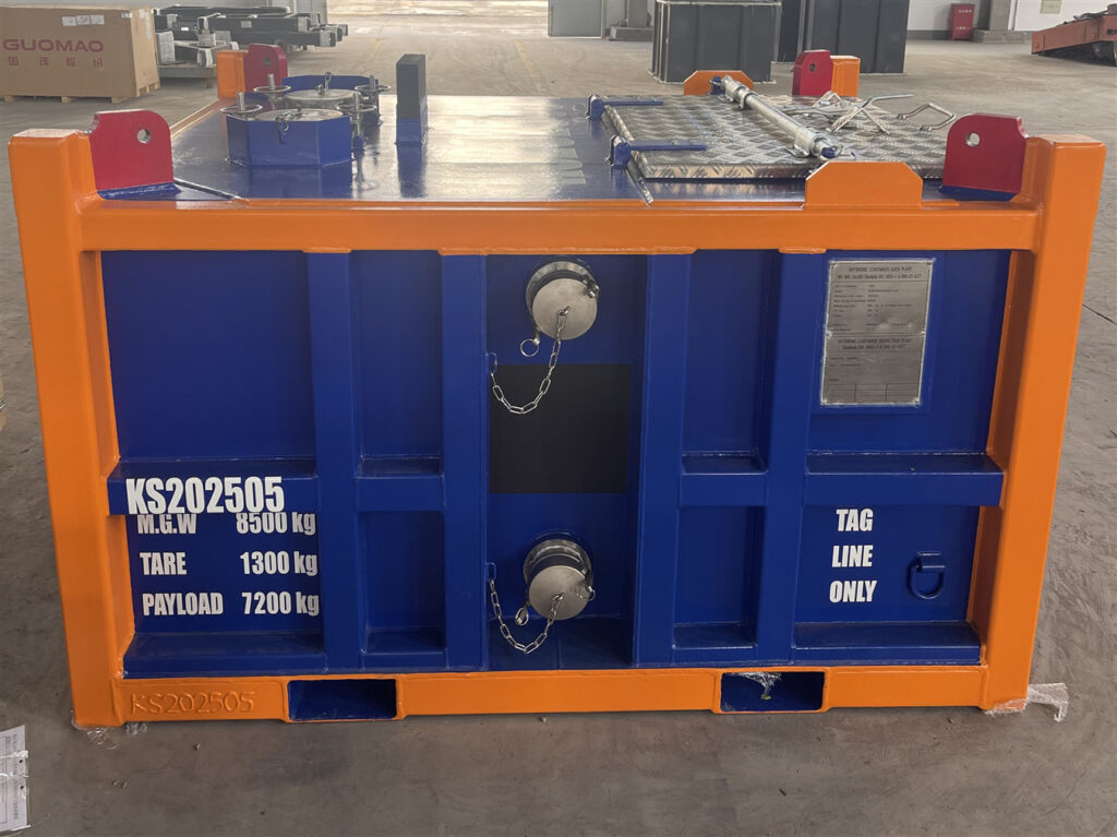 05-DNV Certified Vacuum Mud Skips and 20ft Offshore Containers Delivery for International Projects