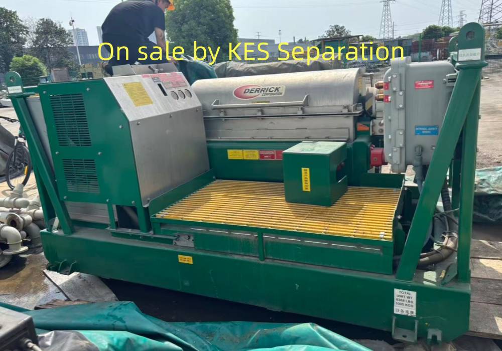 4-Derrick DE1000FHD Centrifuge in very good condition for sale by KES Separation