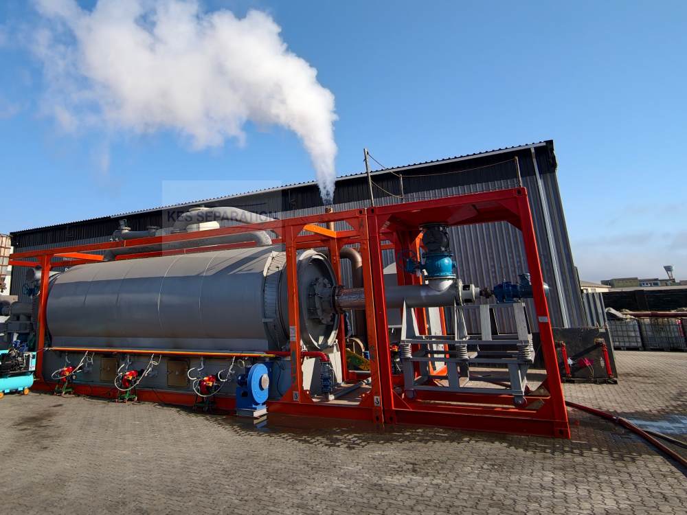 3) KES Separation Thermal desorption unit working for Drill cuttings treatment