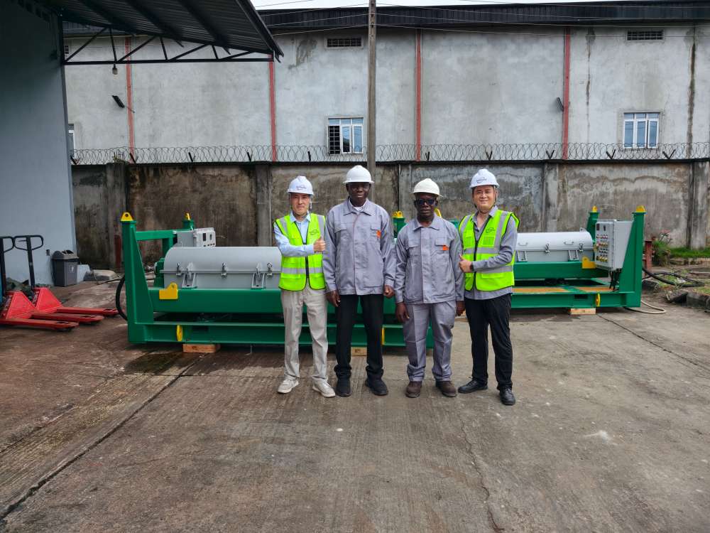 Solids control centrifuge testing in Nigeria