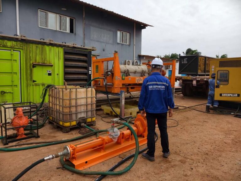 2026.08.05 KES Separaiton provided solids control training service in Gabon