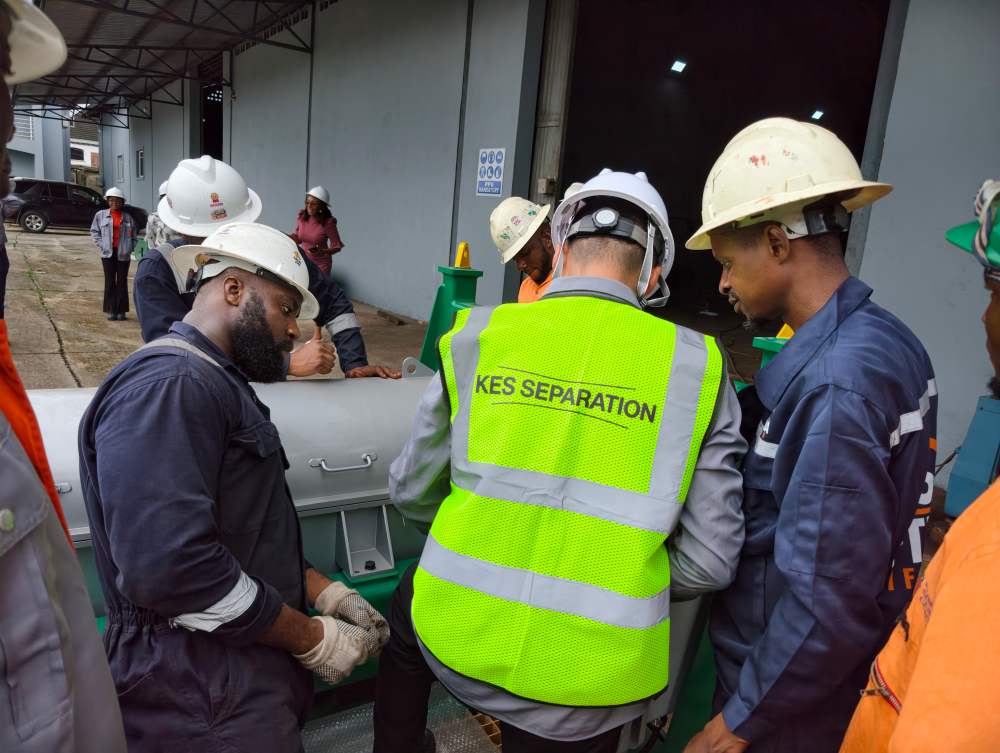 Decanter centrifuge commissioning in Nigeria